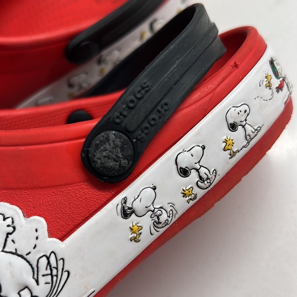 Crocs Fun Lab Snoopy Woodstock Clog Little Kids Size 13 Red - Picture 13 of 14